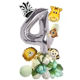 zestaw-balonow-zoo-zwierzeta-srebrne-dekoracja-urodziny-cyfra-4