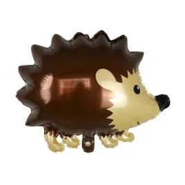 balon-foliowy-jez-lesny-urodziny-roczek-wild-one-przyjecie-zoo-zwierzeta