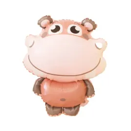 balon-foliowy-hipopotam-urodziny-roczek-wild-one-przyjecie-zoo-zwierzeta