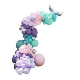girlanda-balonowa-balony-kolorowe-syrenka-srebrne-zestaw-urodziny-dekoracja