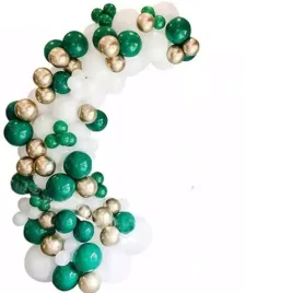 girlanda-balonowa-balony-biale-zlote-zielone-urodziny-wesele-dekoracja