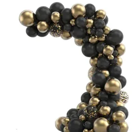 girlanda-balonowa-balony-czarne-zlote-confetti-urodziny-dekoracja