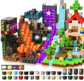 klocki-magnetyczne-minecraft-3d-duzy-zestaw-200el-10figurki-pudelko-dziecko