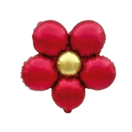 balon-foliowy-duza-stokrotka-kwiat-czerwona-43-cm-roczek-dekoracja-urodziny
