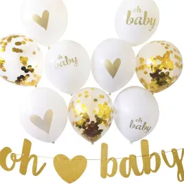balony-oh-baby-biale-zlote-baby-shower-urodziny-roczek-dekoracja