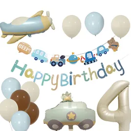 balony-foliowe-z-cyfra-4-zestaw-samochod-samolot-urodziny-party