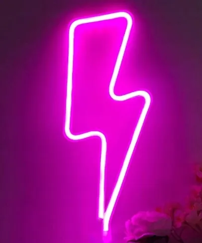 lampka-neonowa-nocna-piorun-rozowy-pink-neon-led-dekoracje