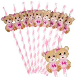 slomki-papierowe-biale-rozowe-jednorazowe-mis-urodziny-party-dekoracja