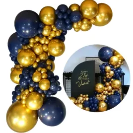 balony-na-urodziny-chrzest-zlote-granatowe-girlanda-balonowa-scianka-zestaw