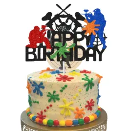 topper-happy-birthday-kolorowy-zolnierz-karabin-urodziny-dekoracja-party