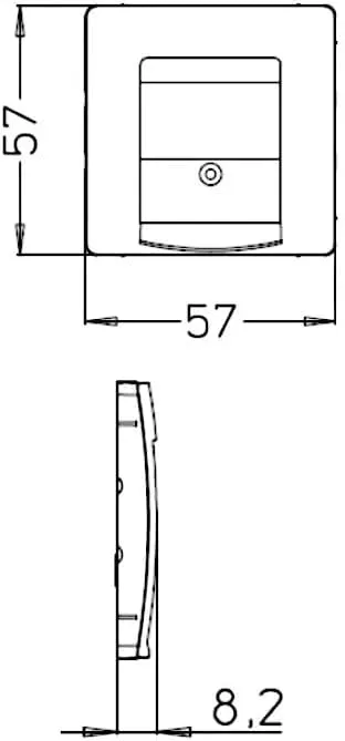 ramka-pojedyncza-kopp-bialy