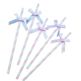 slomki-papierowe-biale-rozowe-jednorazowe-kokardki-urodziny-party-dekoracja