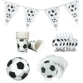 talerze-kubki-serwetki-papierowe-baner-pilka-nozna-football-mecz-urodziny