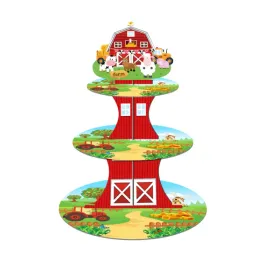 patera-papierowa-stojak-na-ciasto-babeczki-kolorowa-farma-urodziny-impreza