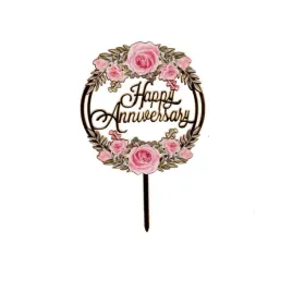 topper-dekoracja-na-tort-happy-anniversary-rocznica-slub-wesle