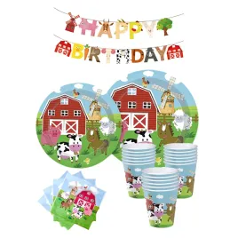 talerze-kubki-kubeczki-jednorazowe-serwetki-baner-papierowe-urodziny-wies