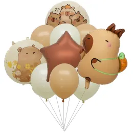 balony-foliowe-kapibara-capibara-brazowa-55-cm-na-urodziny-roczek-zestaw-xl