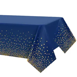 obrus-plastikowy-granatowy-w-zlote-kropki-urodziny-dekoracja-przyjecie