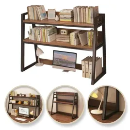 nadstawka-organizer-do-biurka-polka-regal-na-ksiazki-dokumenty-90cm-czarny