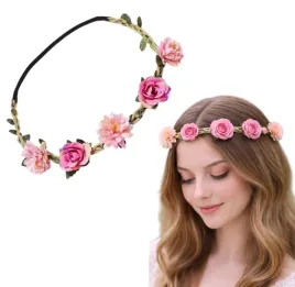 wianek-opaska-wianuszek-slub-boho-piwonie-roze-festiwale