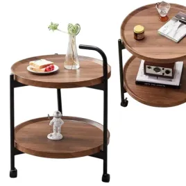 mobilny-stolik-kawowy-pomocniczy-okragly-na-kolkach-lawa-2-poziomy-barek