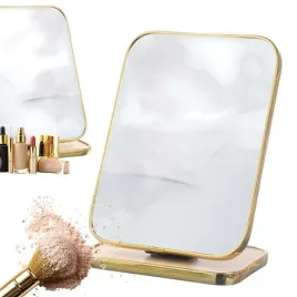 lusterko-stojace-jednostronne-zlote-kosmetyczne-prostokatne-do-makijazu