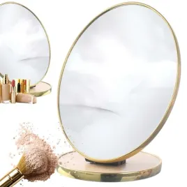 lusterko-stojace-jednostronne-zlote-kosmetyczne-owalne-do-makijazu