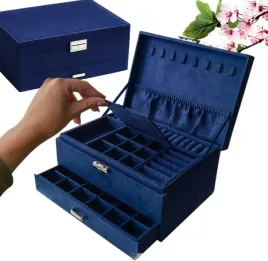 ekskluzywna-szkatulka-na-bizuterie-kuferek-pojemny-elegancki-granat-prezent