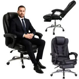 fotel-obrotowy-biurowy-krzeslo-biurowe-boss-slim-podnozek-czarny-ekoskora