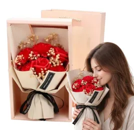 roze-mydlane-kwiaty-flower-bukiet-czerwony-na-okazje-pudelko-prezent