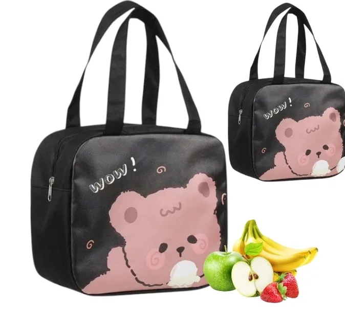 TORBA TERMICZNA ŚNIADANIOWA IZOLACYJNA NA JEDZENIE PIKNIK PLAŻĘ LUNCH BOX