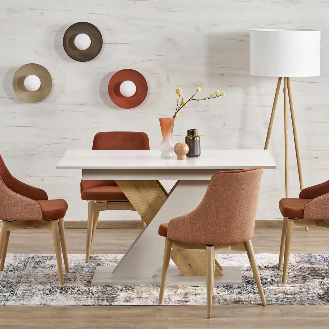 kinkiet-tk-lighting-slate-sabia-bezowy-talerz-1xg9-kula-biala-klosz-stan-nowy