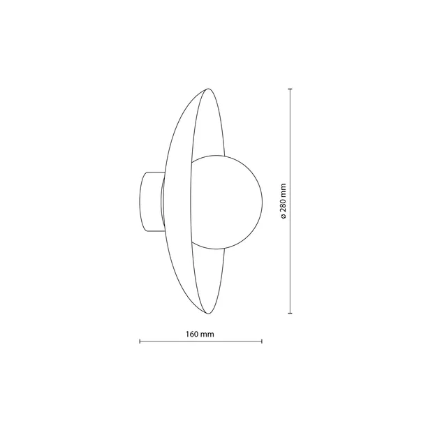 kinkiet-tk-lighting-slate-sabia-bezowy-talerz-1xg9-kula-biala-klosz-marka-tk-lighting