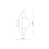 kinkiet-tk-lighting-slate-sabia-bezowy-talerz-1xg9-kula-biala-klosz-marka-tk-lighting