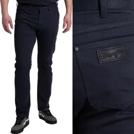wrangler-larston-dark-navy-dopasowane-granatowe-spodnie-materialowe-w30-l30
