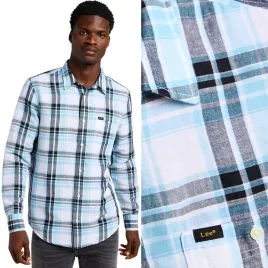lee-leesure-shirt-preppy-blue-blekitna-lniana-koszula-w-krate-regular-fit-s