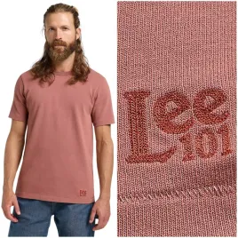 lee-101-core-tee-redwood-koralowy-t-shirt-bawelniana-koszulka-premium-s