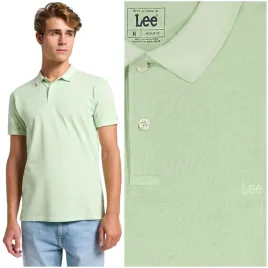 lee-garment-dye-polo-soft-sage-bawelniana-koszulka-polo-meska-logo-xxl