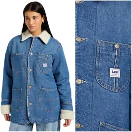 lee-sherpa-sherpa-lined-chore-jacket-ciepla-dluga-damska-kurtka-jeansowa-m