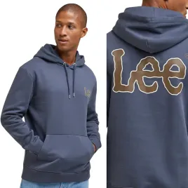 lee-core-hoodie-dusty-navy-bawelniana-bluza-z-kapturem-kangurka-nadruk-m