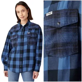 wrangler-baloon-sleeve-shirt-luzna-koszula-bawelniana-damska-w-krate-xs