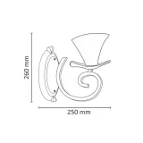 sanico-gloria-e14-kinkiet-scienny