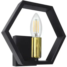 sanico-kinkiet-scienny-loft-honey-1xe14-10w-18cm-czarny-zloty-312693