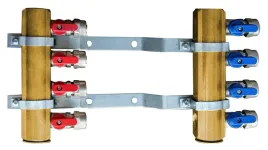 rozdzielacz-2-sekcje-do-ogrzewania-zaworki-pex