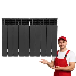 grzejnik-aluminiowy-grafitowy-armatura-g500f-kaloryfer-zeberkowy-mocny