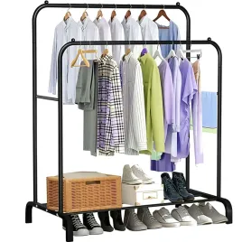wieszak-na-ubrania-i-buty-stojacy-podwojny-metalowy-stojak-wieszaki-czarny