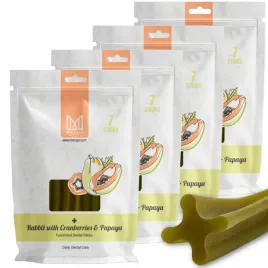 dental-sticks-przysmak-dla-psow-krolik-algi-zurawina-papaja-28-sztuk-400g