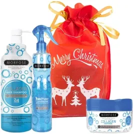 zestaw-swiateczny-do-wlosow-kolagen-morfose-szampon-maska-odzywka-worek