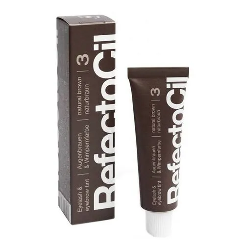 REFECTOCIL 3 HENNA W KREMIE DO FARBOWANIA BRWI I RZĘS NATURALNY BRĄZ 15 ML
