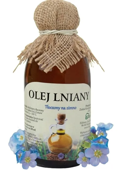 OLEJ LNIANY NA ZIMNO 240 ml FLOS NATURALNY SKLEP